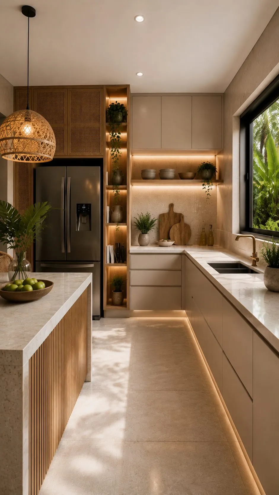 Dapur sesudah: kitchen set Japandi
